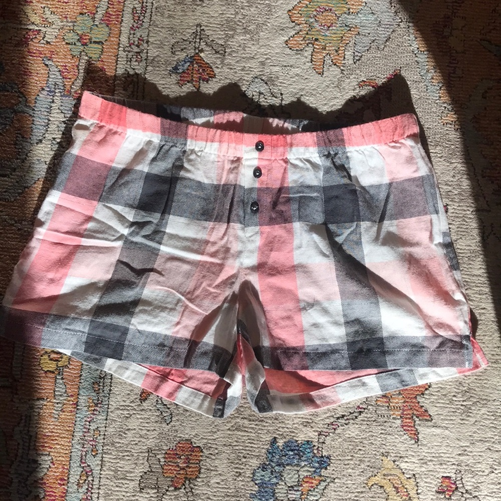 Sonoma plaid sleep shorts NWOT S